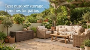 Best outdoor storage benches for patios