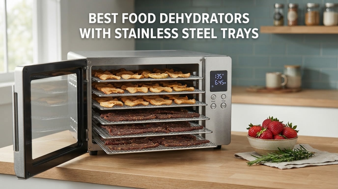 best food dehydrators with stainless steel trays