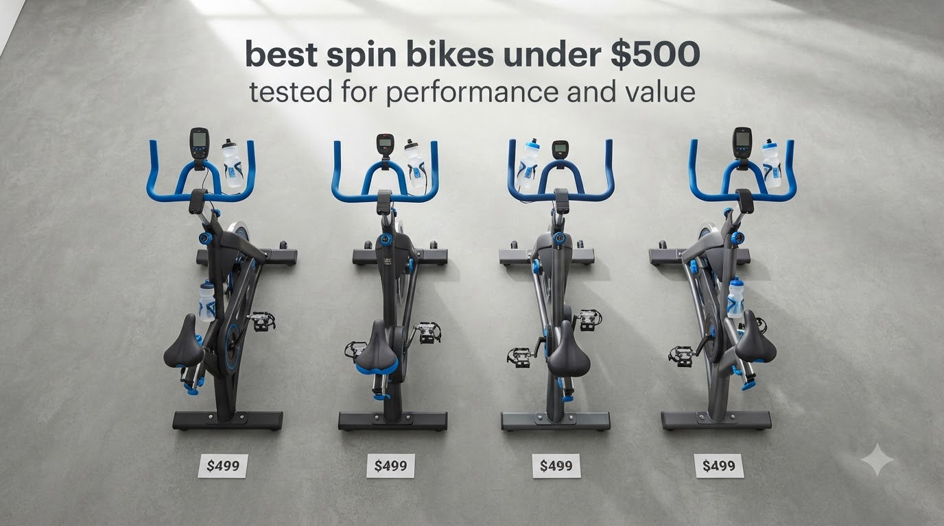 best spin bikes under $500 tested for performance and value