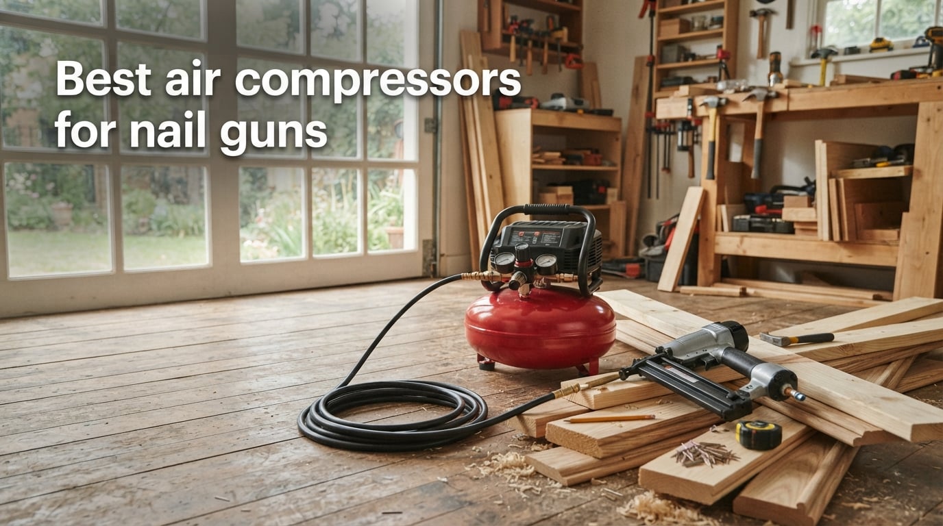 Best air compressors for nail guns