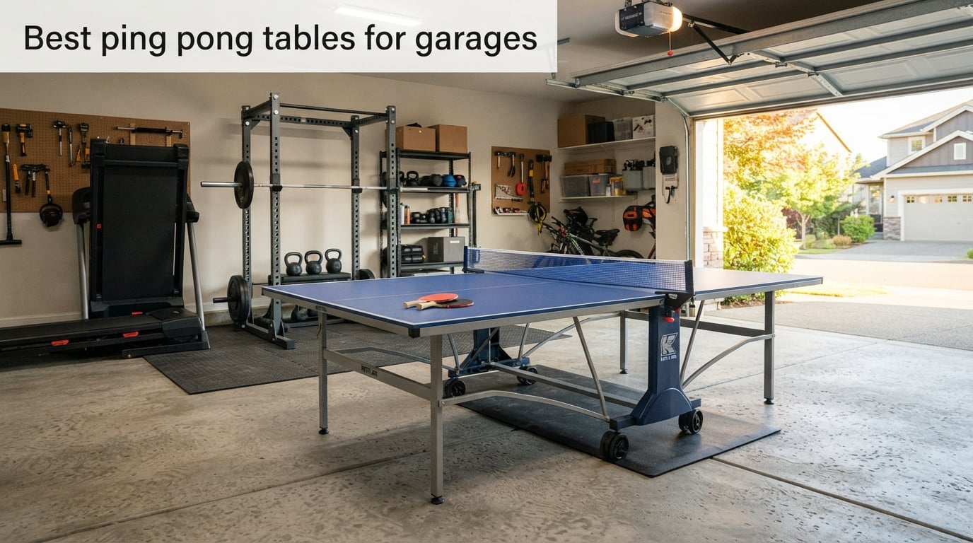 Best ping pong tables for garages