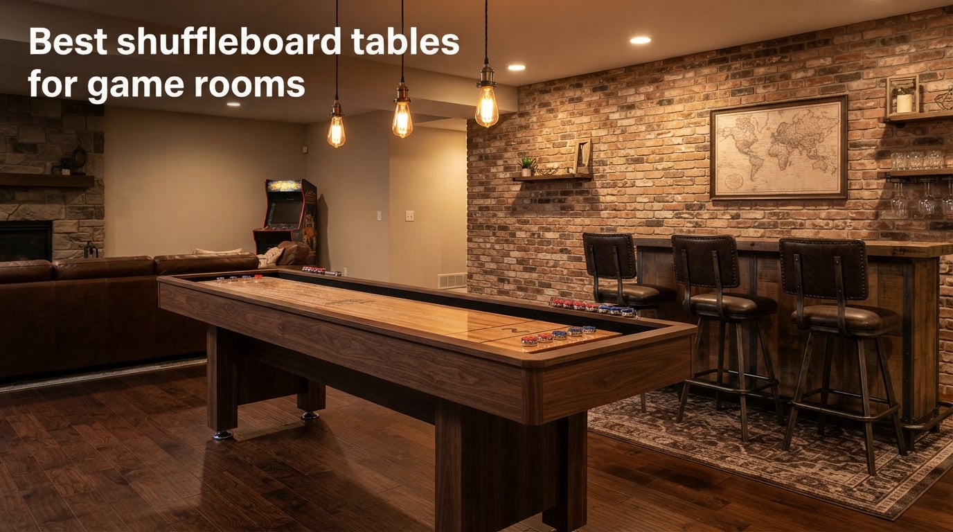 Best shuffleboard tables for game rooms