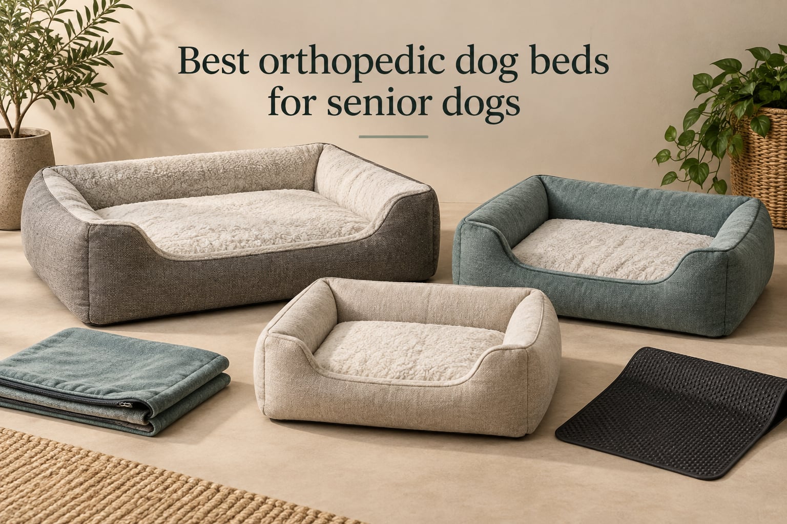 Best orthopedic dog beds for senior dogs