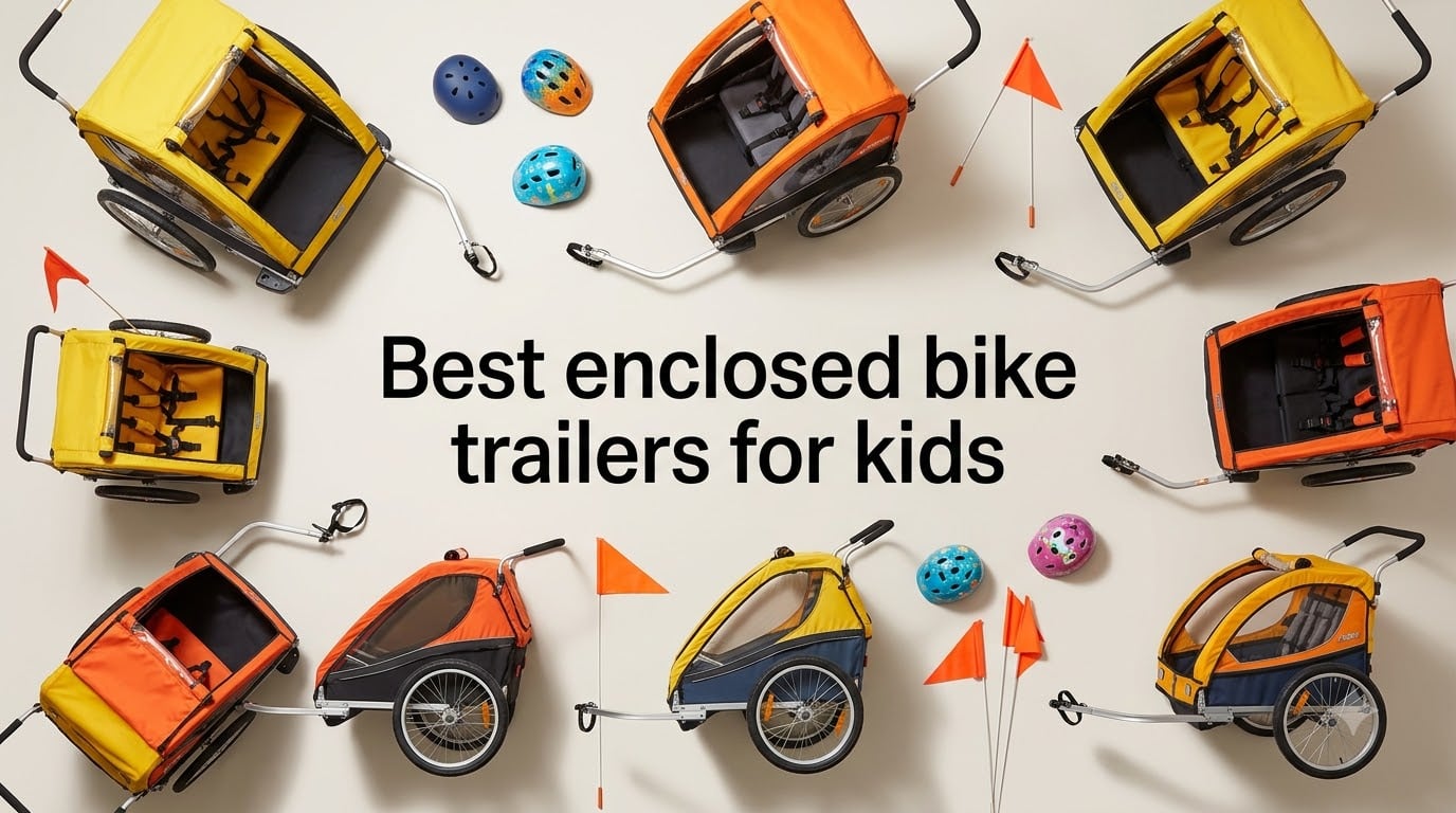 Best enclosed bike trailers for kids