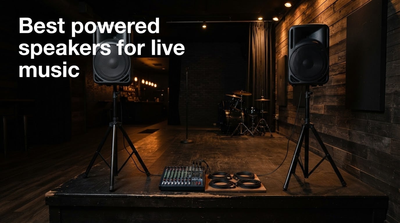 Best powered speakers for live music
