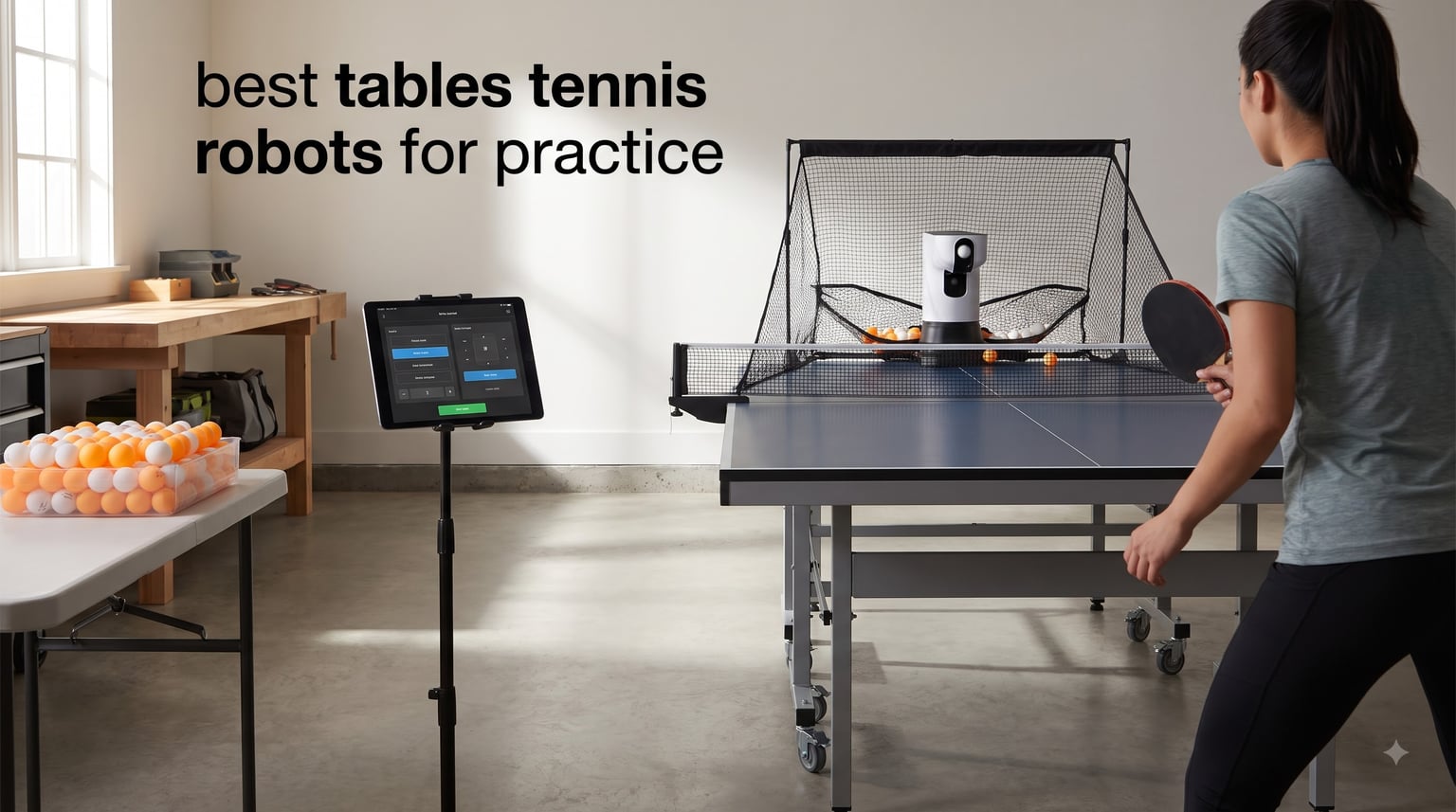 best tables tennis robots for practice