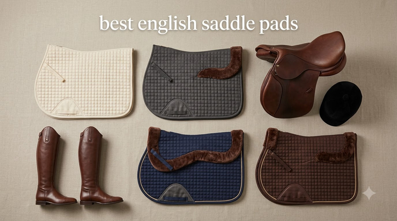 best english saddle pads