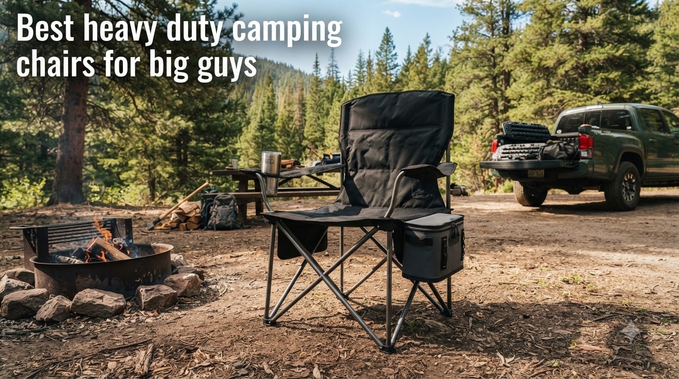 Best heavy duty camping chairs for big guys