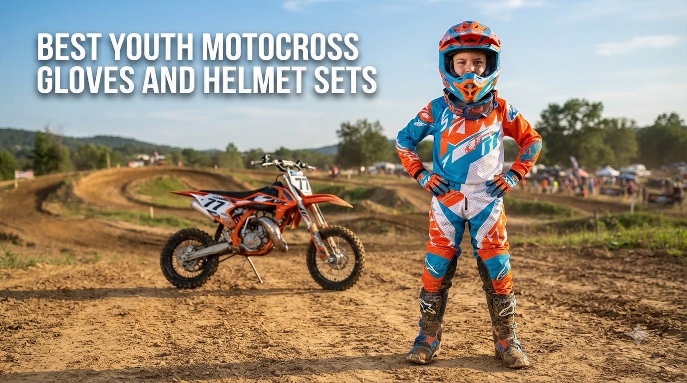 best youth motocross gloves and helmet sets