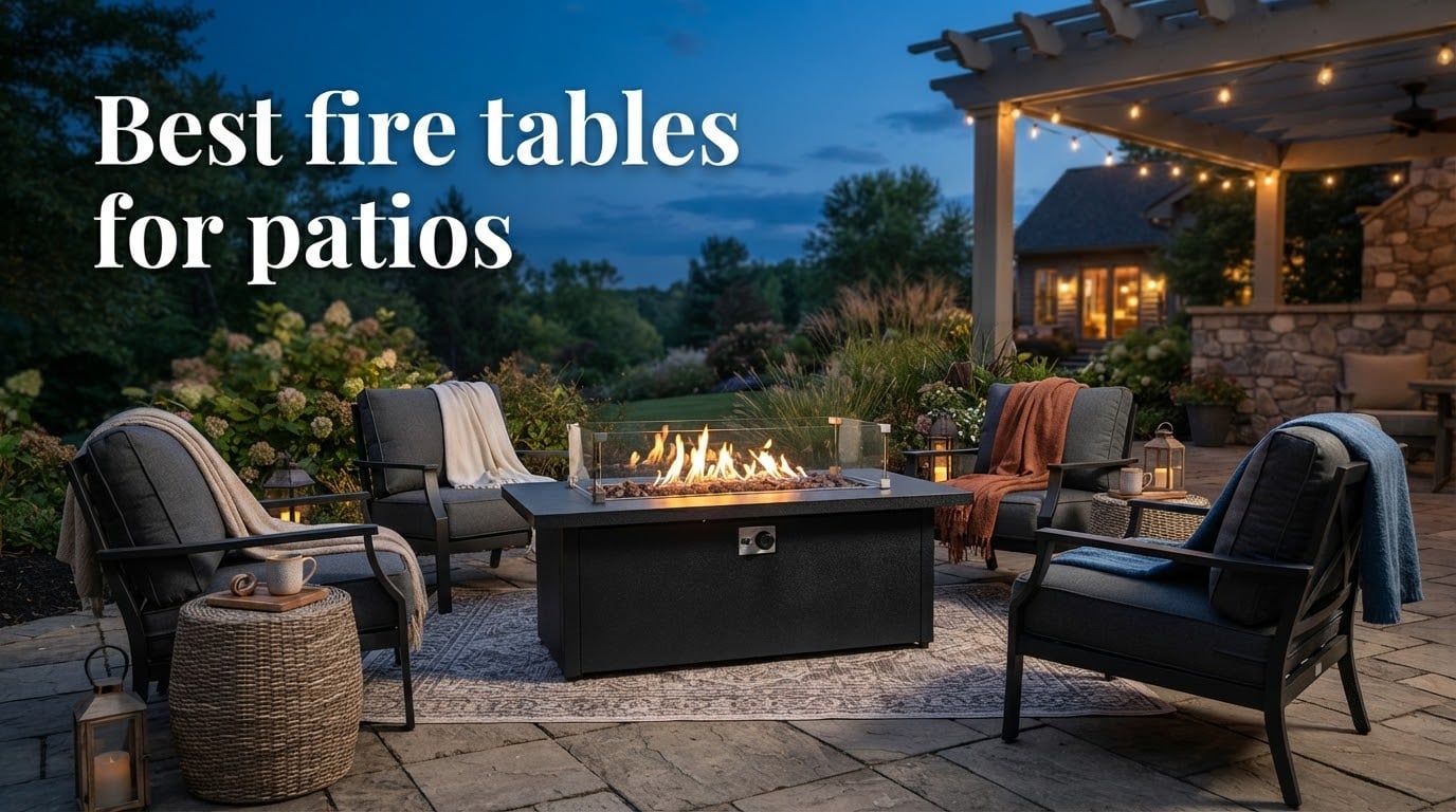 Best fire tables for patios