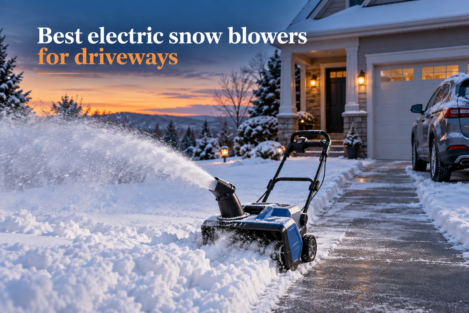 Best electric snow blowers for driveways