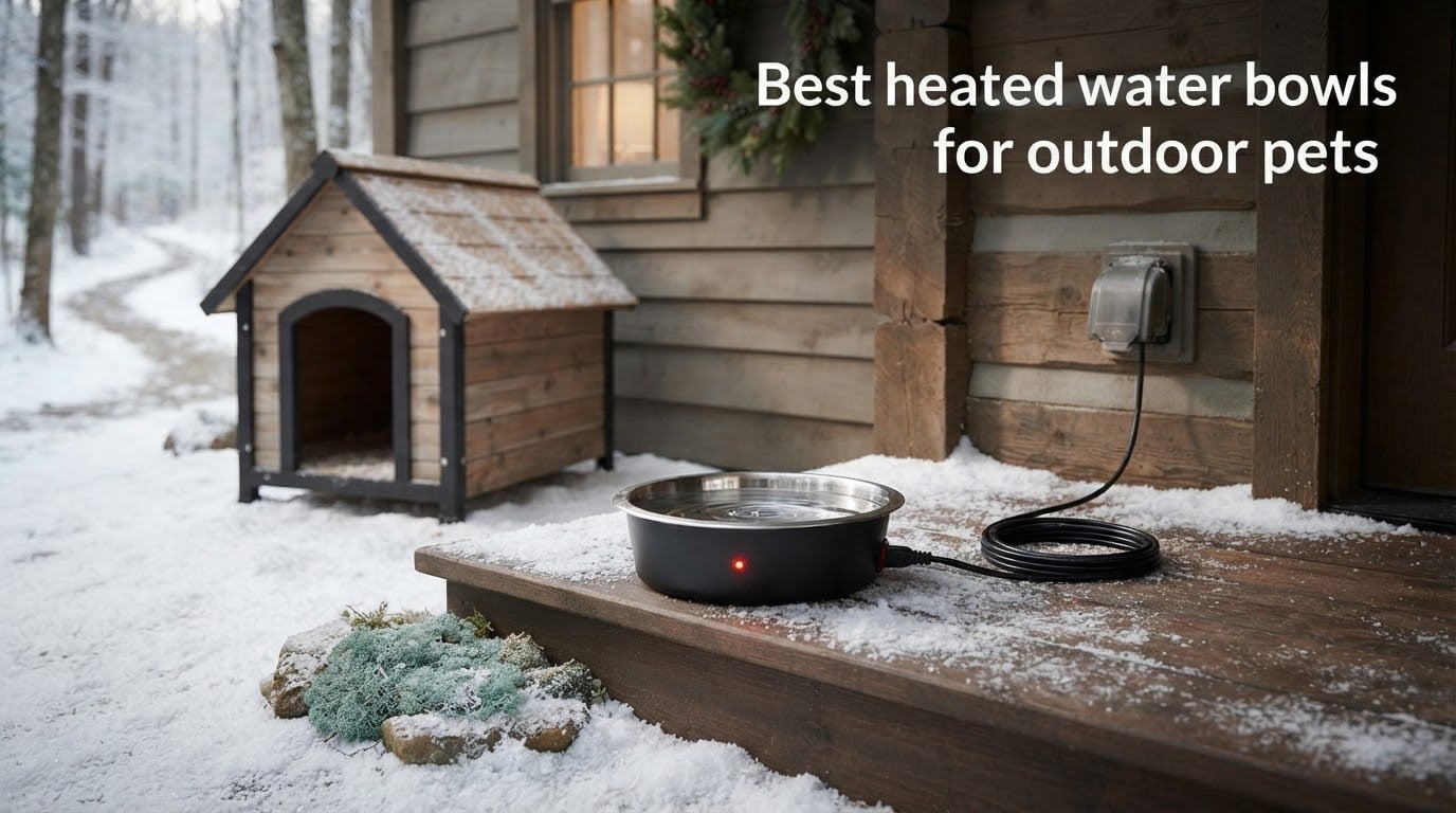 Best heated water bowls for outdoor pets
