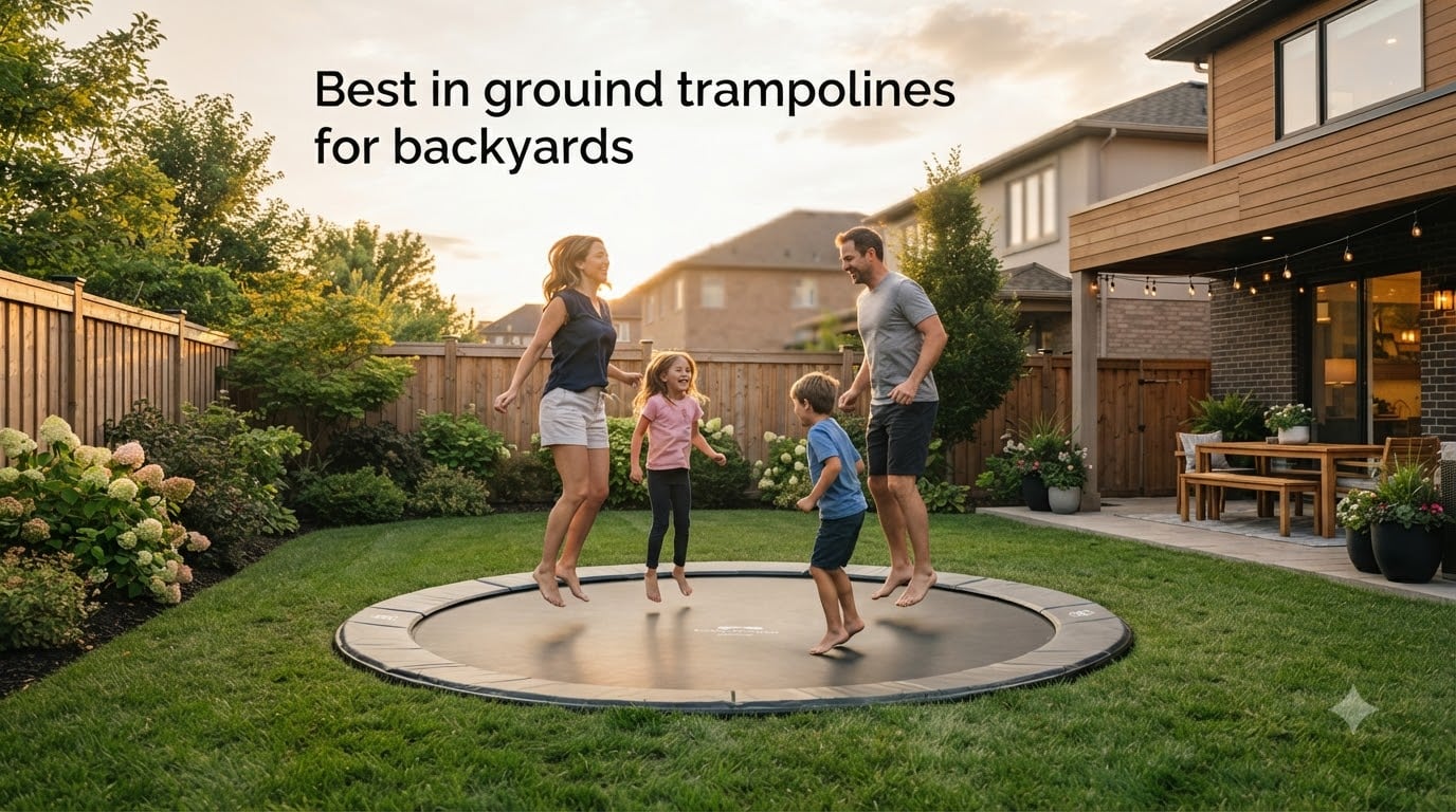 Best in ground trampolines for backyards