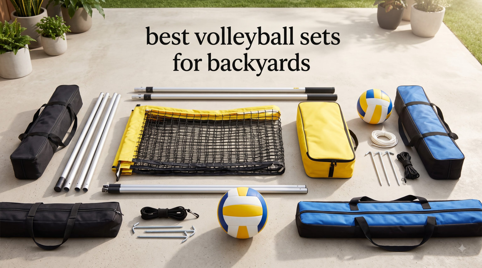 best volleyball sets for backyards