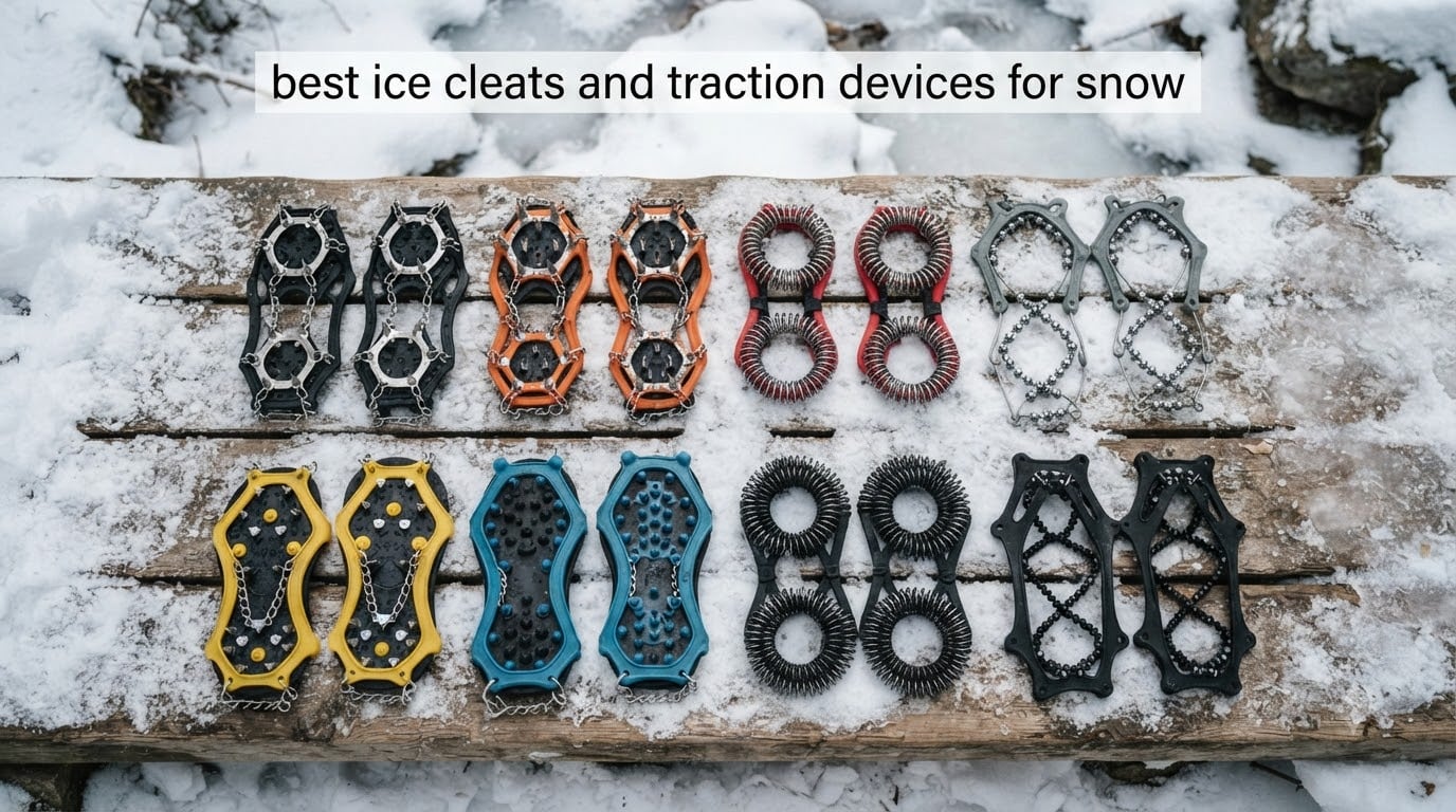 best ice cleats and traction devices for snow