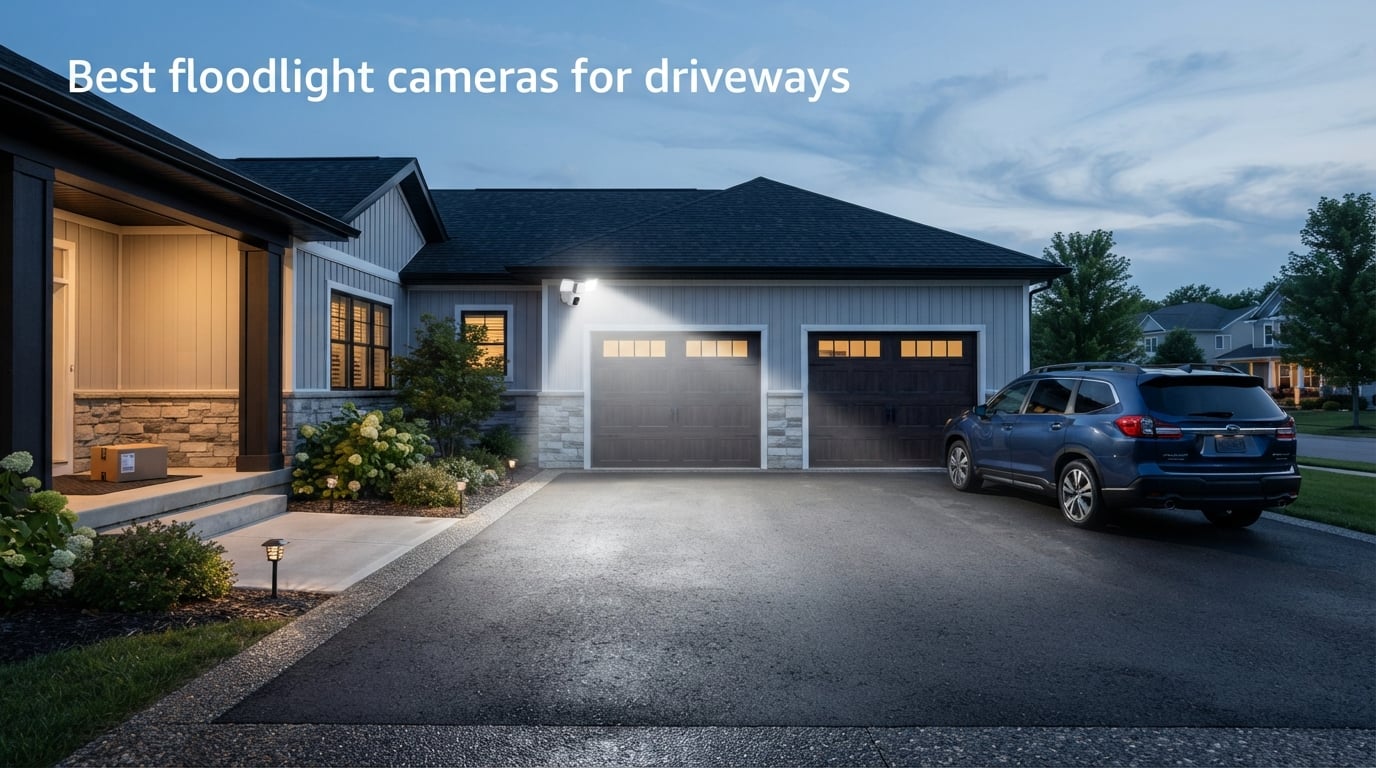 Best floodlight cameras for driveways