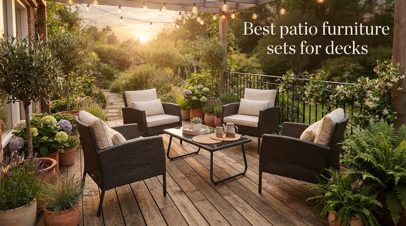 Best patio furniture sets for decks