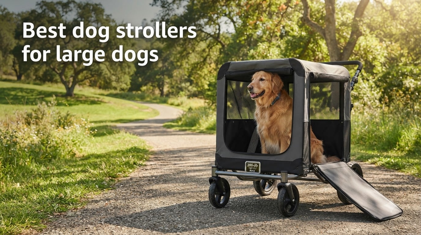Best dog strollers for large dogs