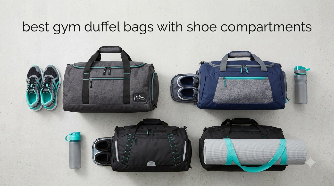 best gym duffel bags with shoe compartments