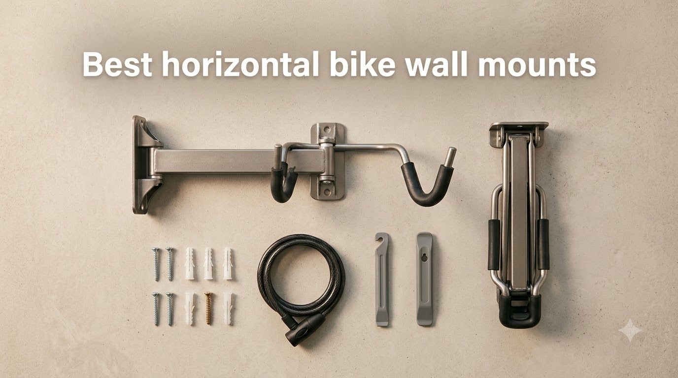 Best horizontal bike wall mounts