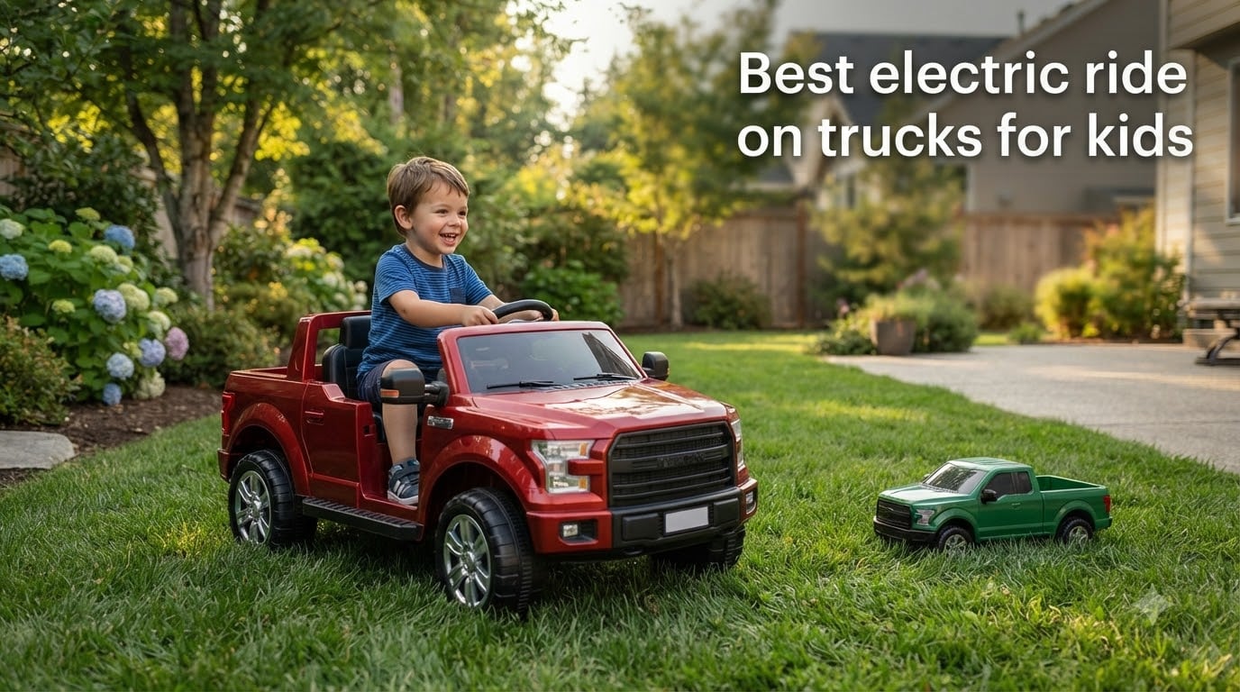Best electric ride on trucks for kids