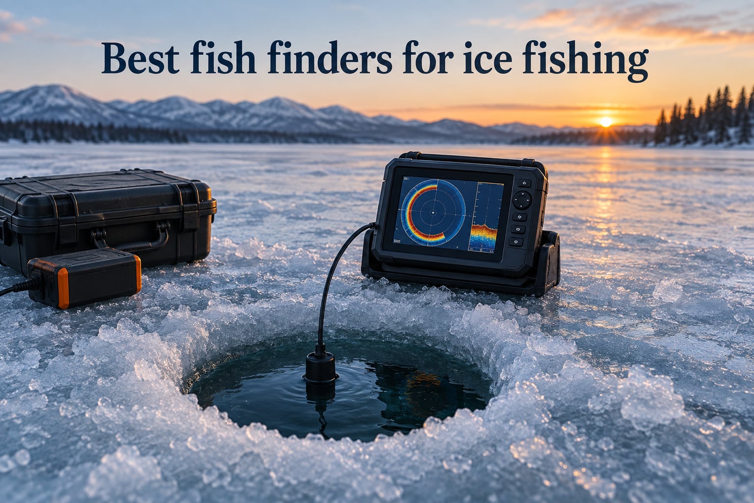 Best fish finders for ice fishing