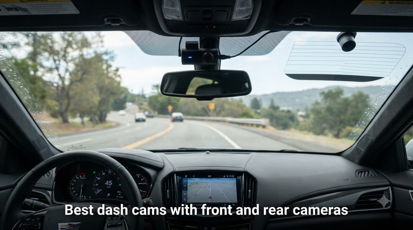 Best dash cams with front and rear cameras