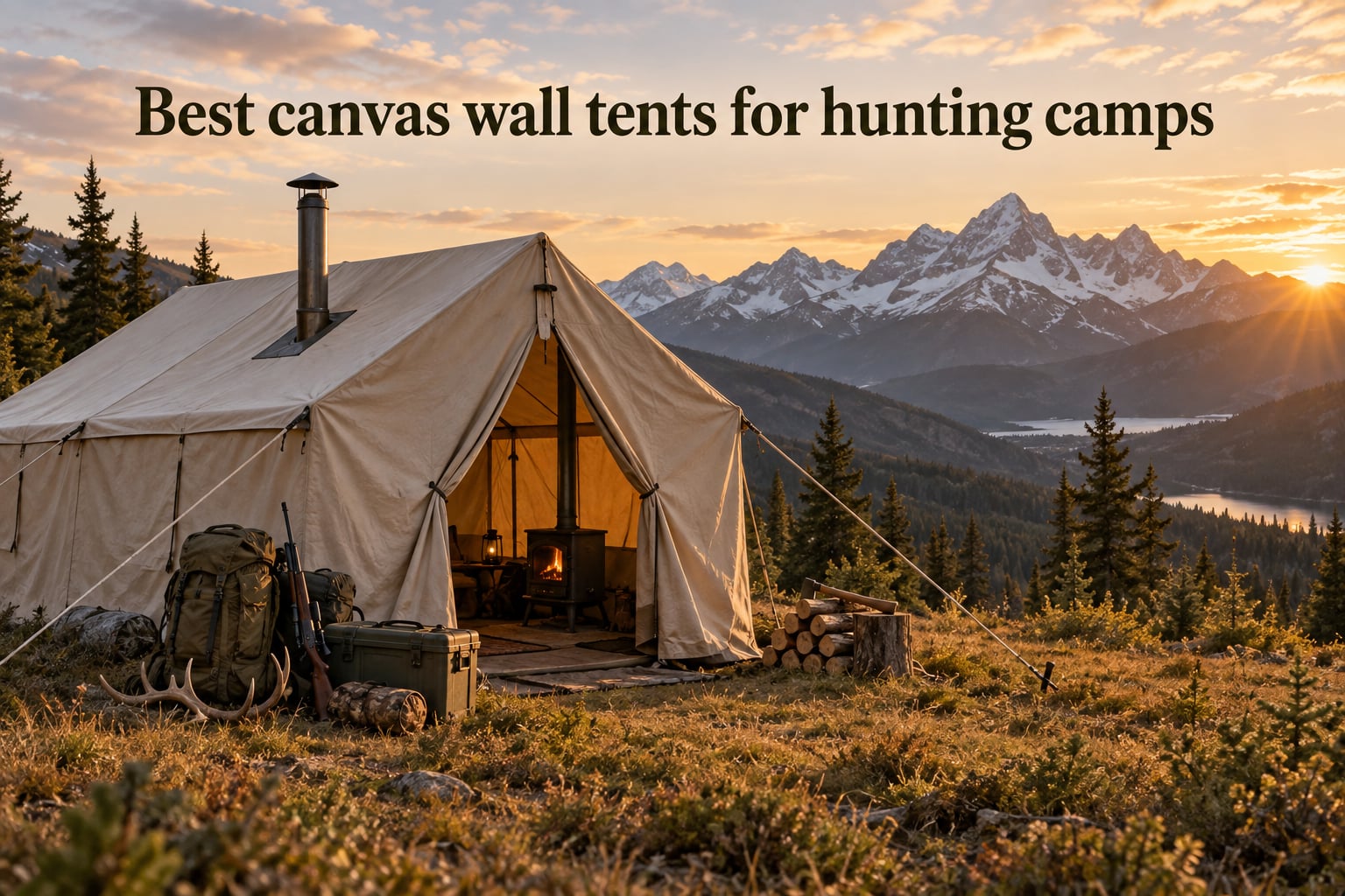 Best canvas wall tents for hunting camps