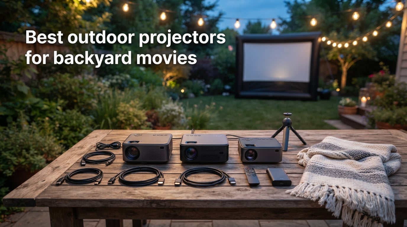 Best outdoor projectors for backyard movies