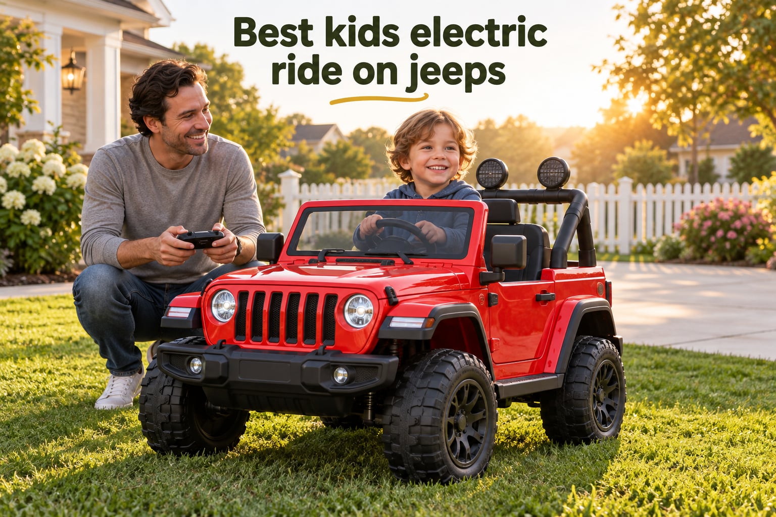 Best kids electric ride on jeeps