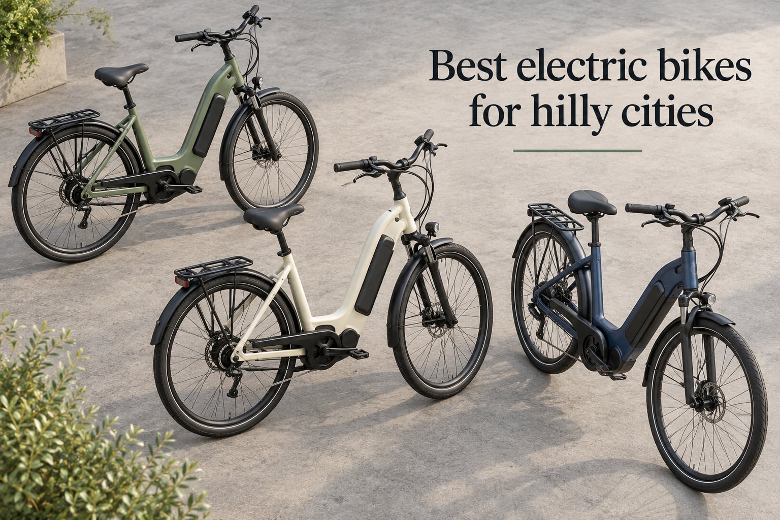 Best electric bikes for hilly cities