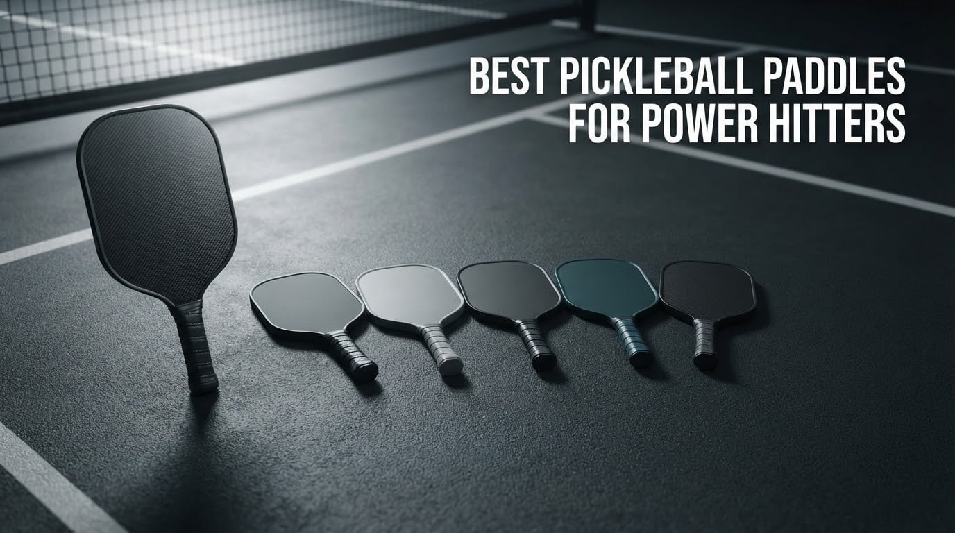 best pickleball paddles for power hitters