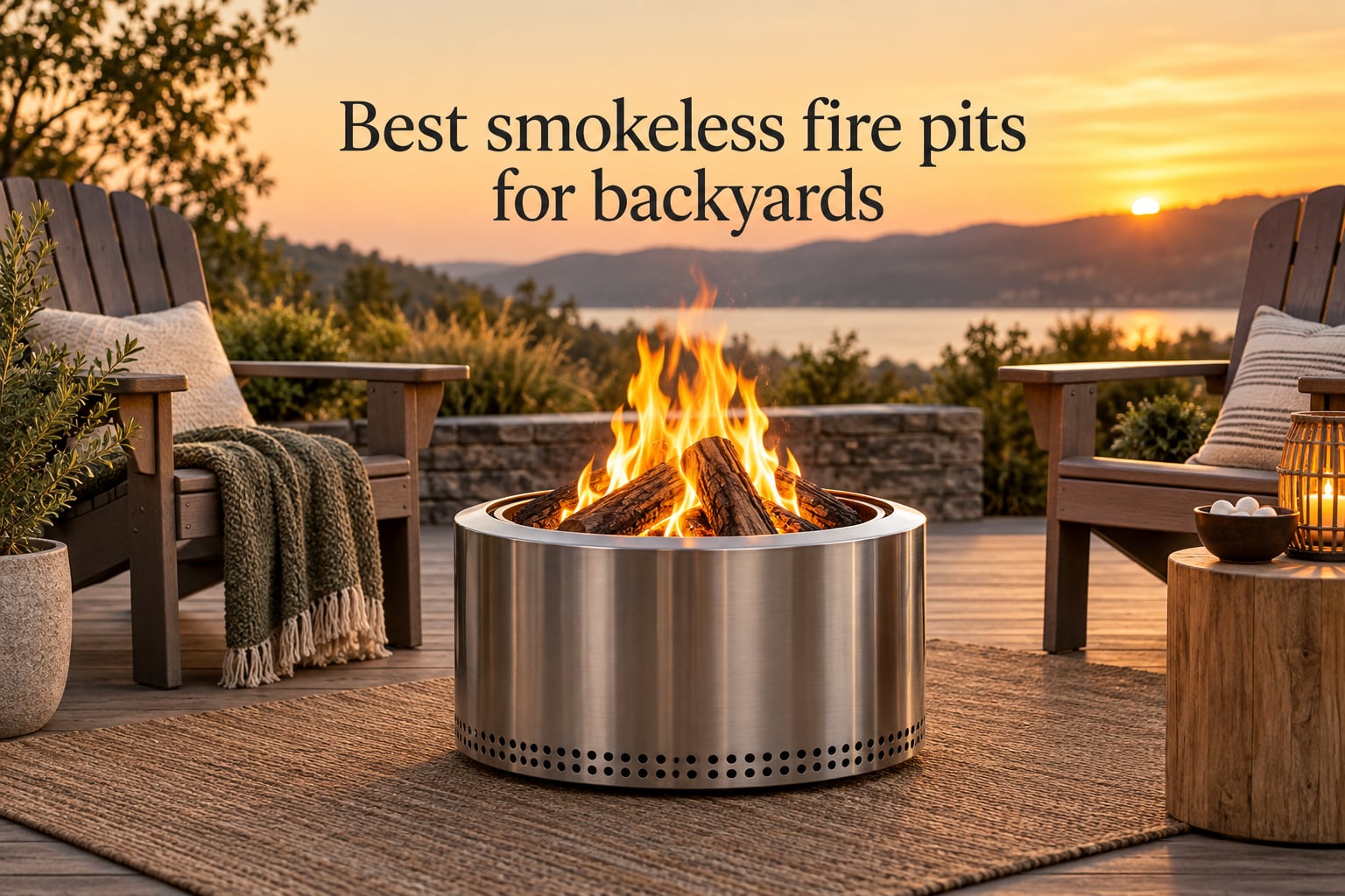 Best smokeless fire pits for backyards