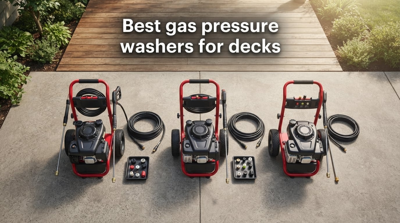 Best gas pressure washers for decks