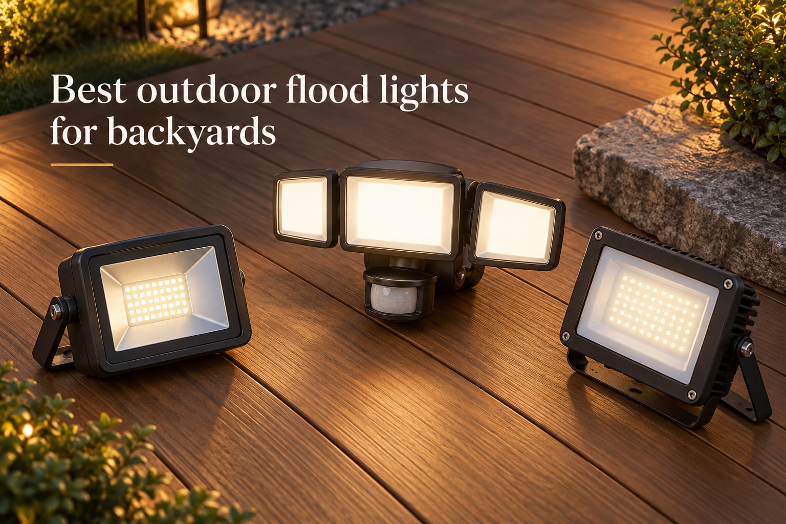 Best outdoor flood lights for backyards