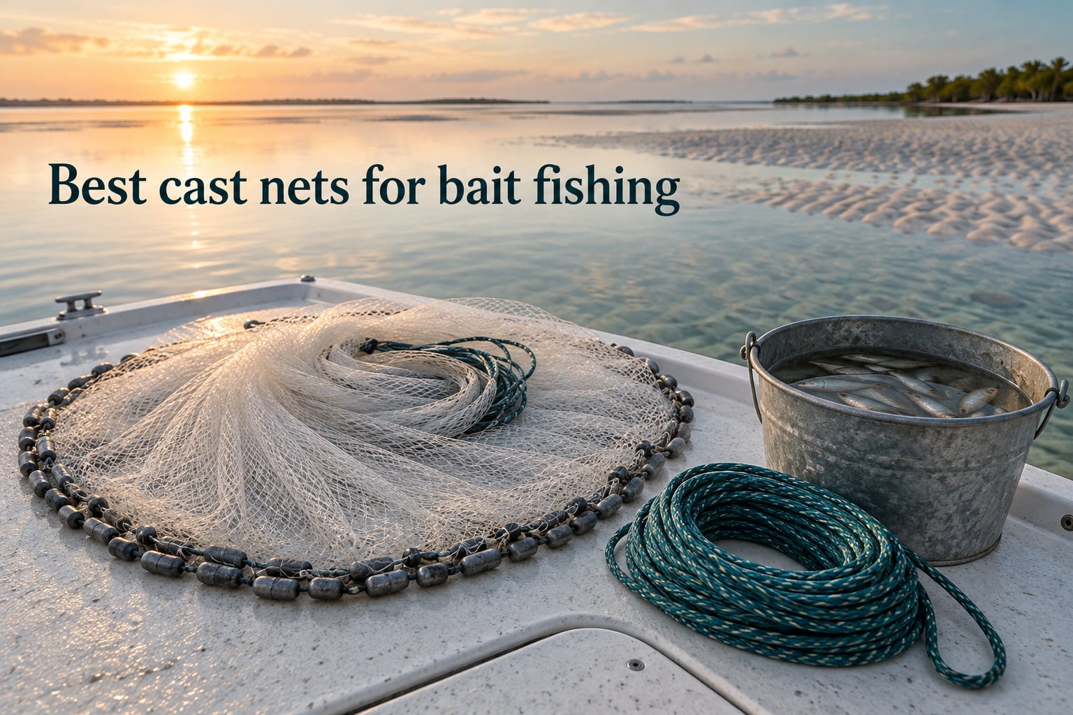 Best cast nets for bait fishing