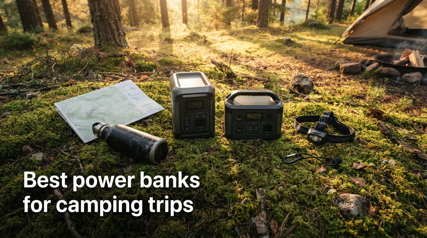 Best power banks for camping trips