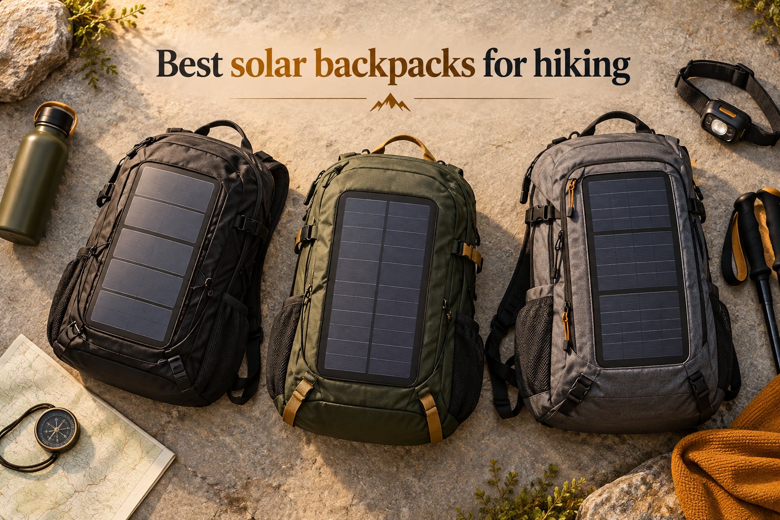 Best solar backpacks for hiking