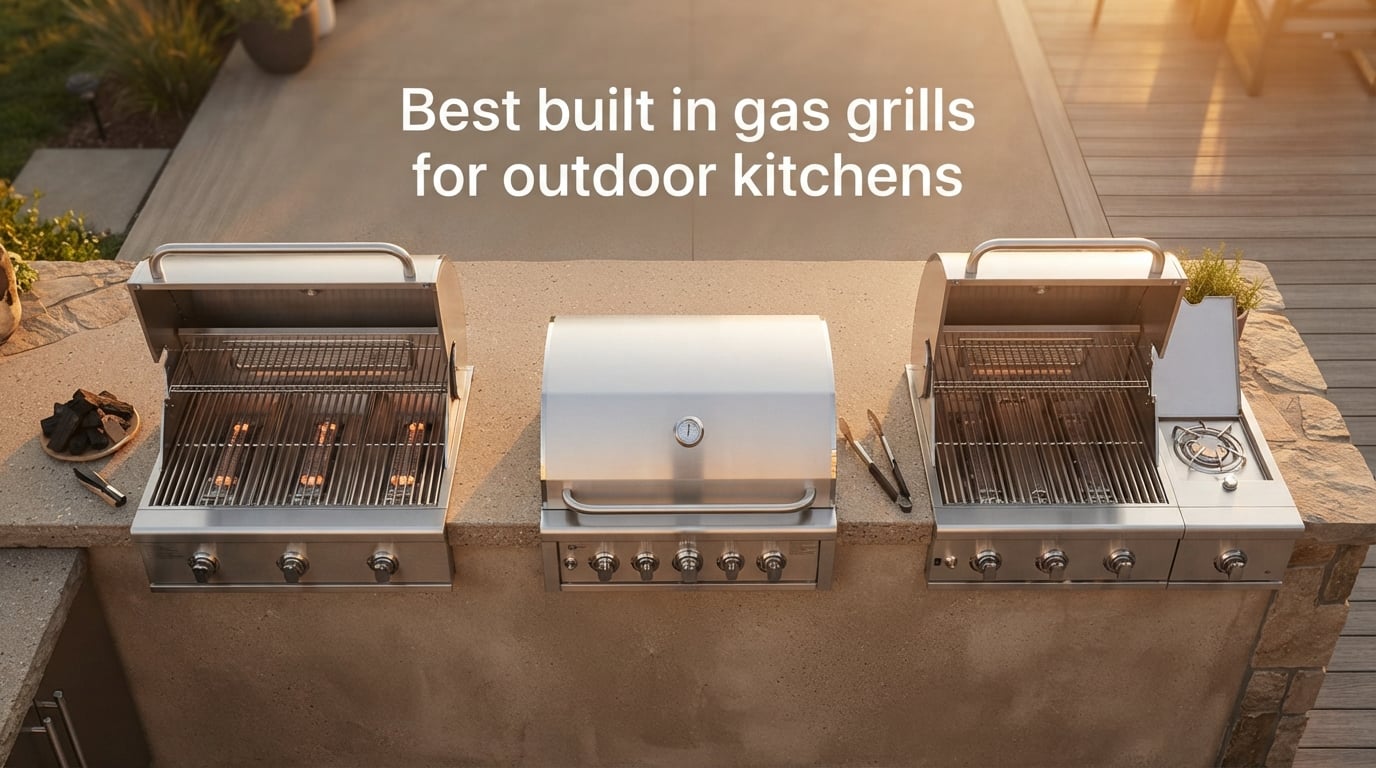 Best built in gas grills for outdoor kitchens