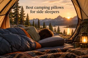 Best camping pillows for side sleepers