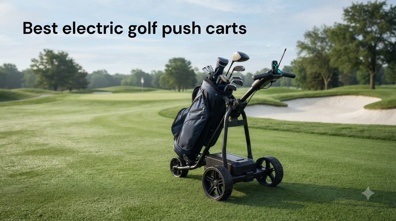 Best electric golf push carts