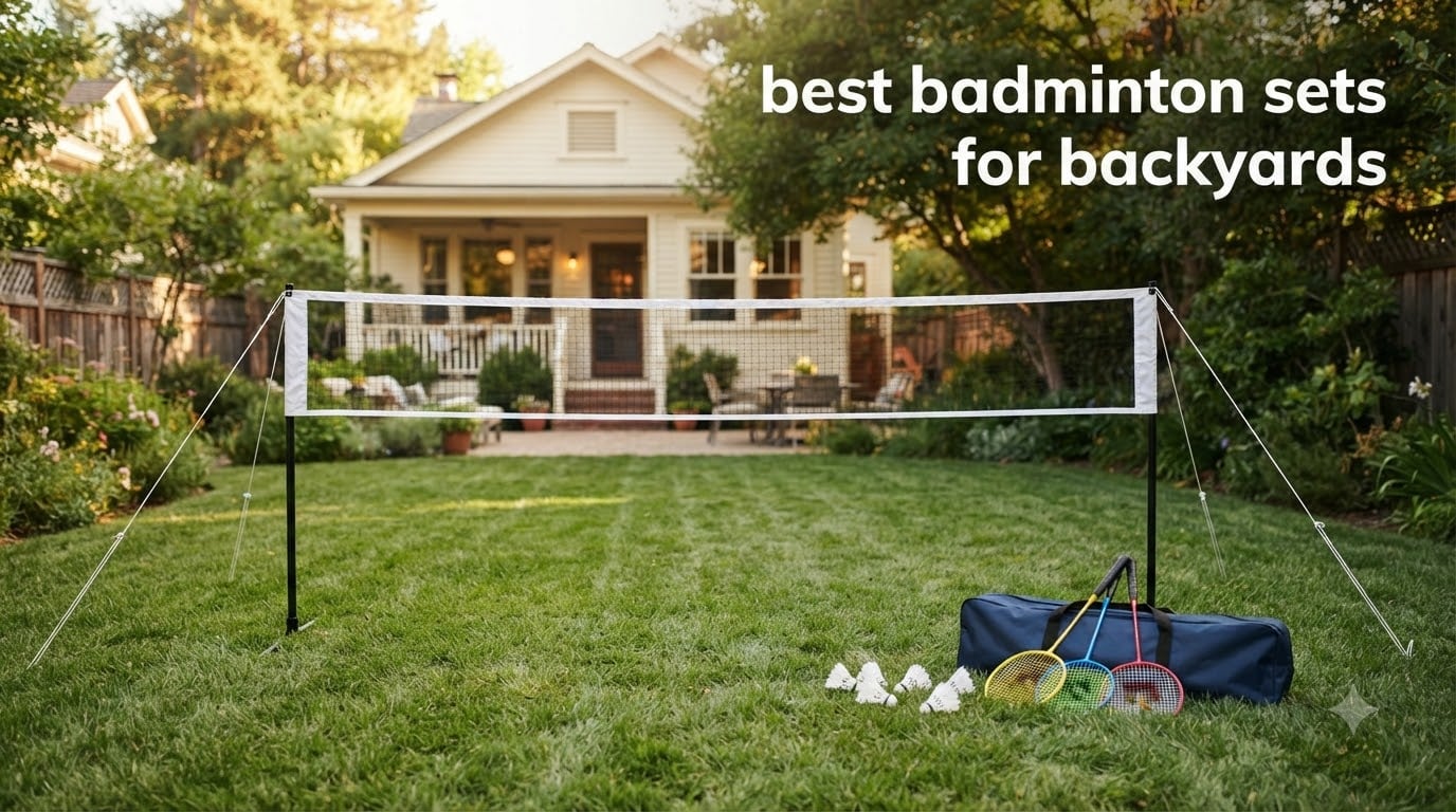 best badminton sets for backyards