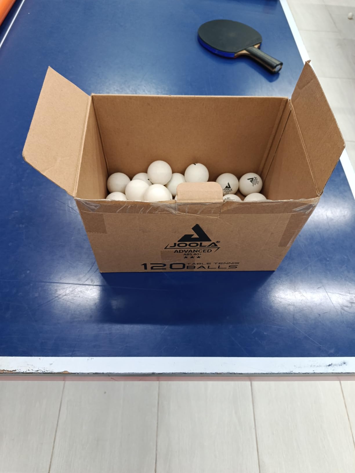 JOOLA Training 3 Star Table Tennis Balls - 40+mm Regulation Bulk Ping Pong Balls for Competition and Recreational Play - Fun as a Cat Toy - Indoor and Outdoor Compatible customer photo 1