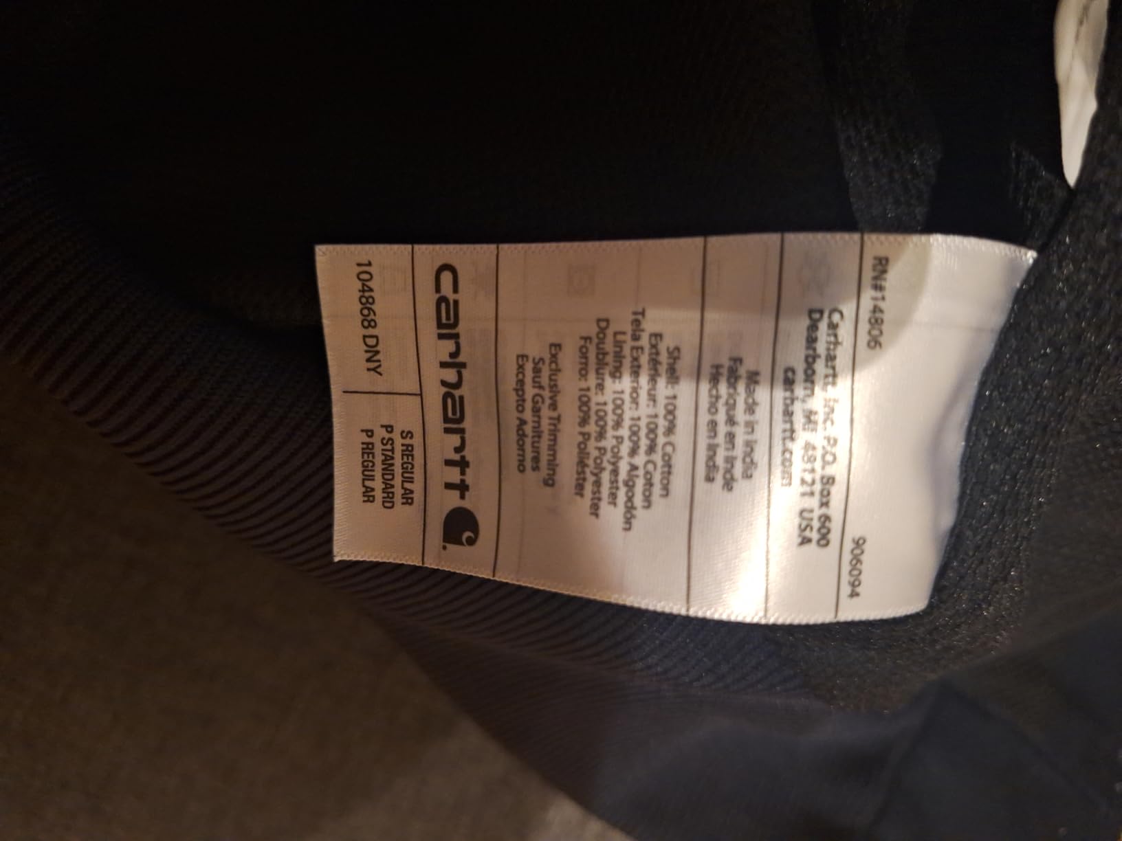 Carhartt Men's Loose Fit Firm Duck ThermalLined Active Jacket customer photo 2