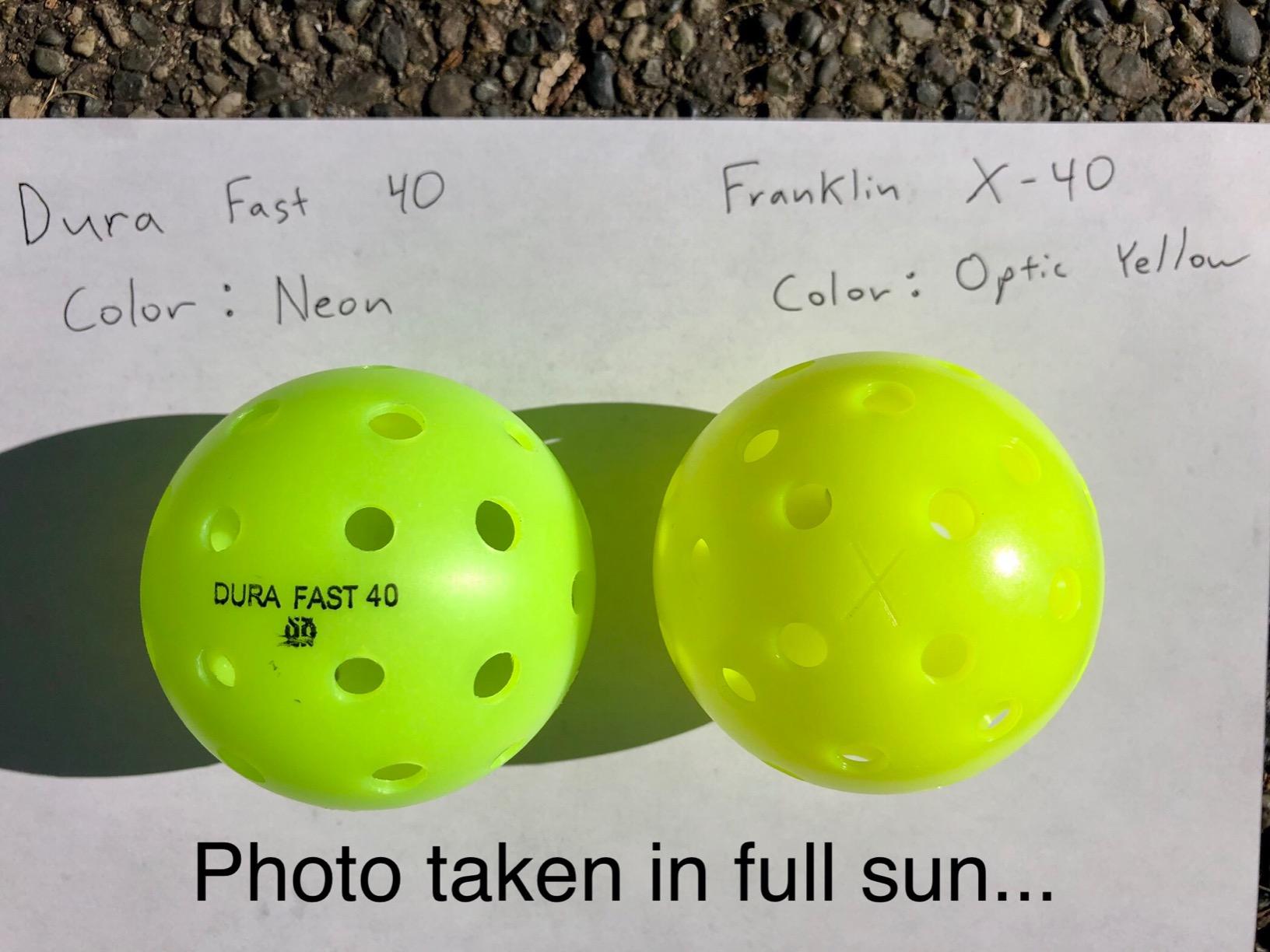 Dura Fast 40 Pickleballs | Outdoor Pickleball Balls | USAPA Approved and Sanctioned for Tournament Play customer photo 1