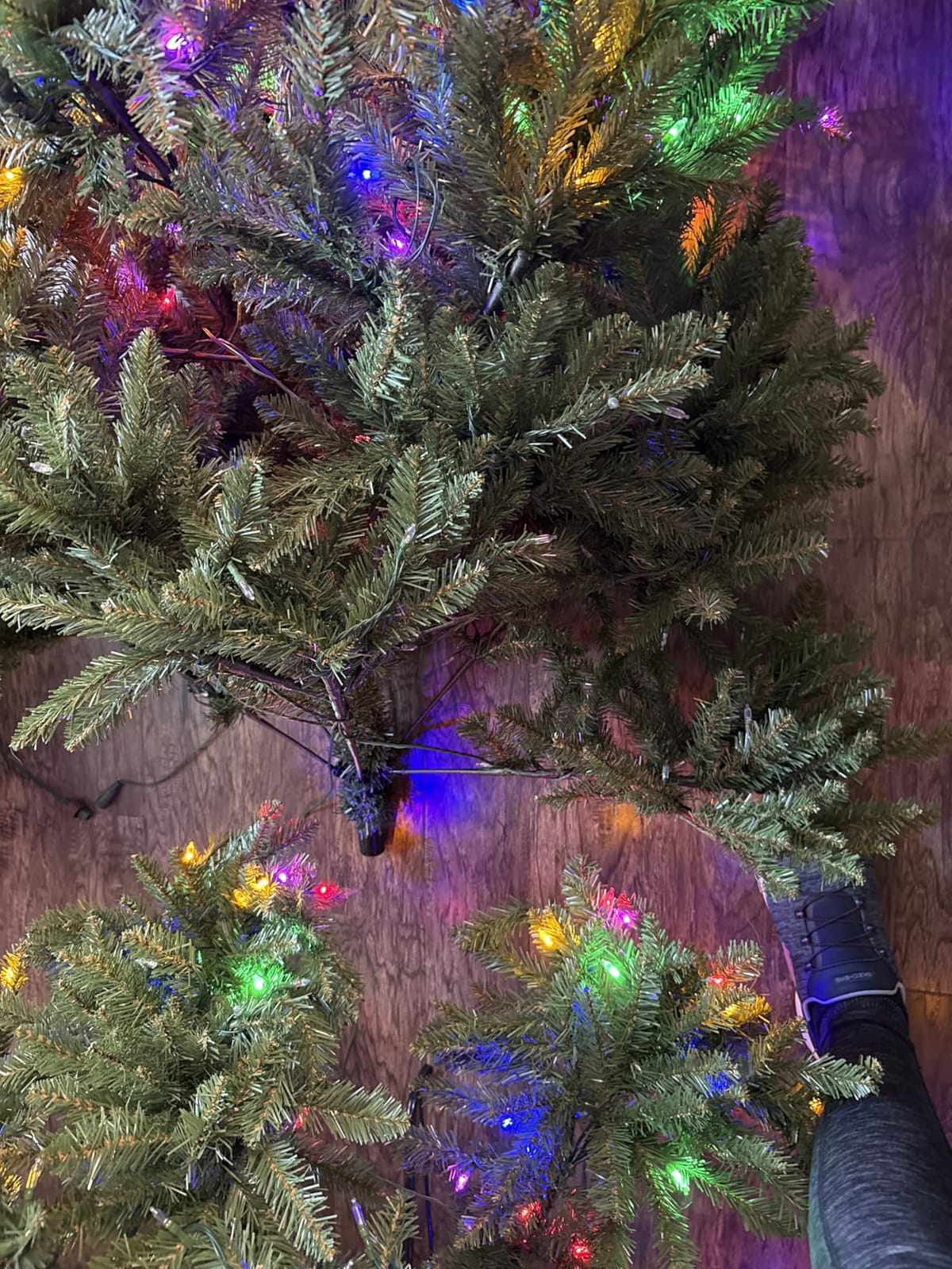National Tree Company 7.5ft Pre-Lit Dunhill Fir Artificial Christmas Tree customer photo 2