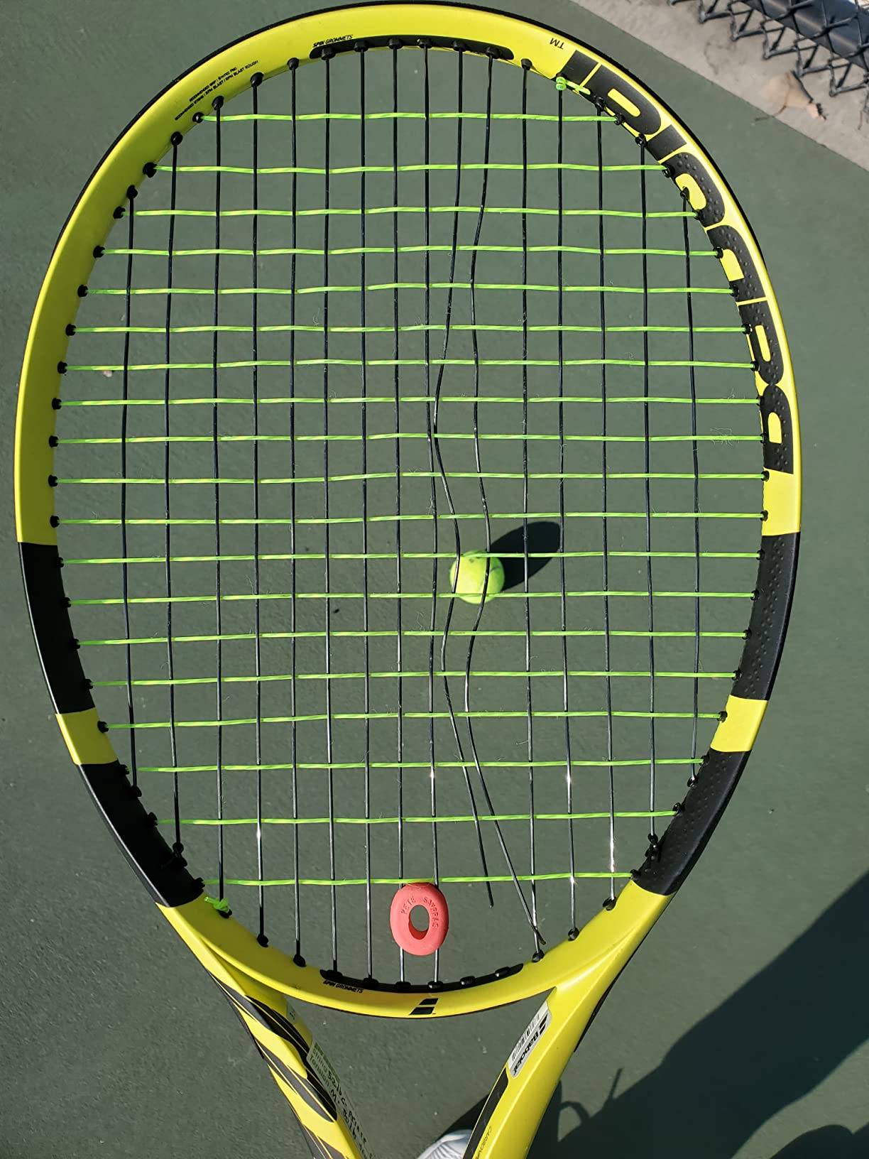 Tourna Big Hitter Black7 Ultimate Spin Polyester customer photo 2