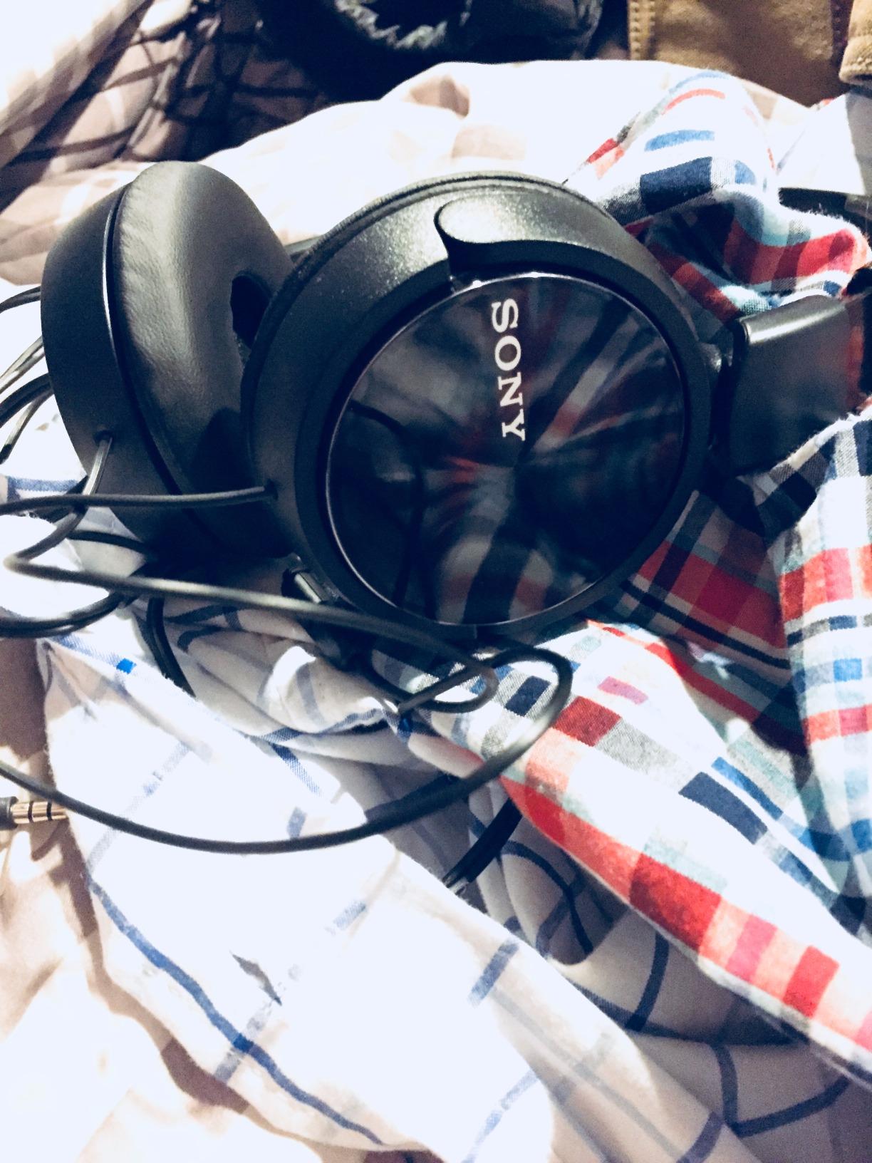 Sony MDR-ZX310AP ZX Series Wired On Ear Headphones with mic, Black customer photo 2