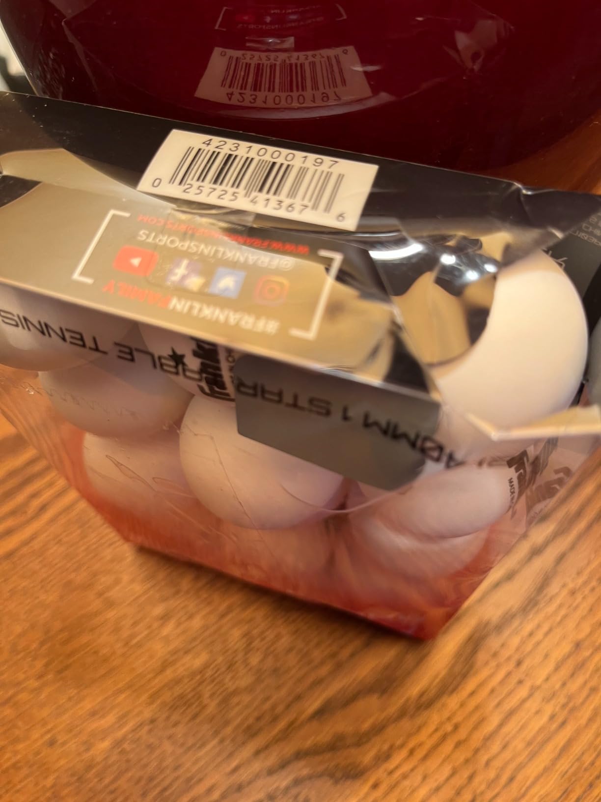 Franklin Sports 1 Star Table Tennis Balls (Pack of 12), 40 mm customer photo 2