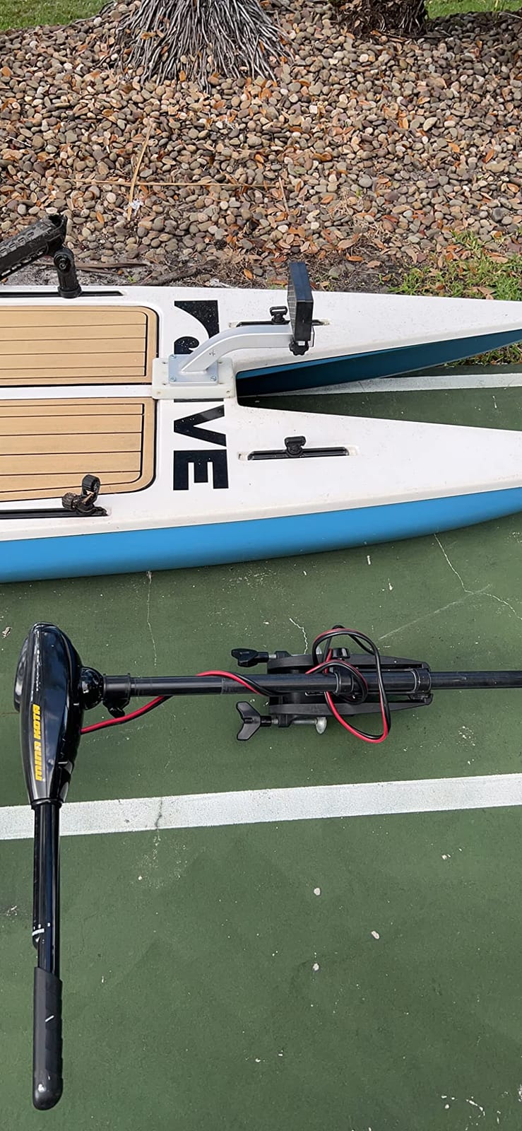 Brocraft Trolling Motor Mount Bracket, Removable Deck Mount for Clamp-On Electric Trolling Motors, Marine Aluminum & Nylon, Boat Motor Mount customer photo 2